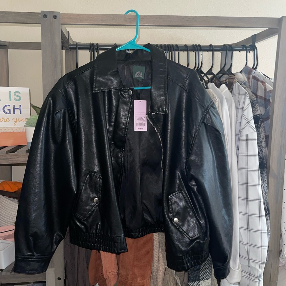 Leather jacket